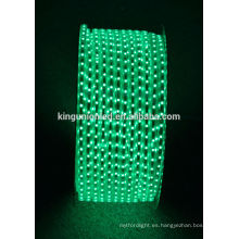 Kingunion Iluminación de alto voltaje SMD5050 5m / roll Impermeable Led Flexible Strip Light Series CE y RoHS Certificado